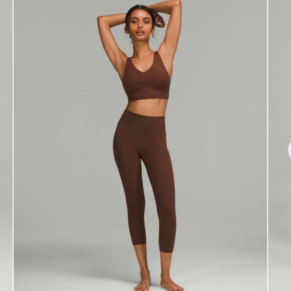 🍋 Lululemon Align High-Rise Crop 23" Java